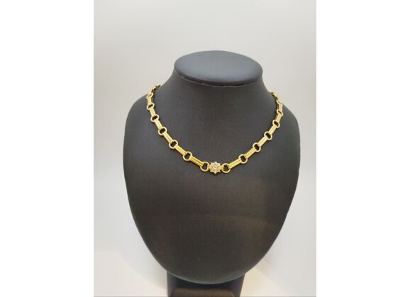 Image Collier Or jaune Diamant Diamant