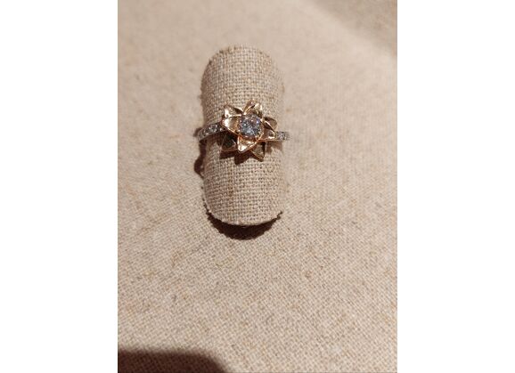 Image Bague Or jaune Diamant
