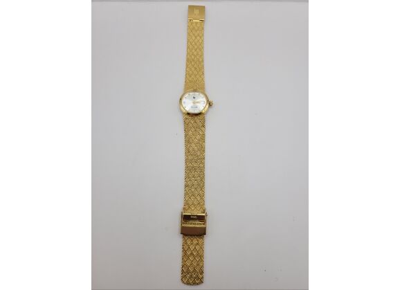 Image Montre Femme Henriette Acier Doré 22 mm