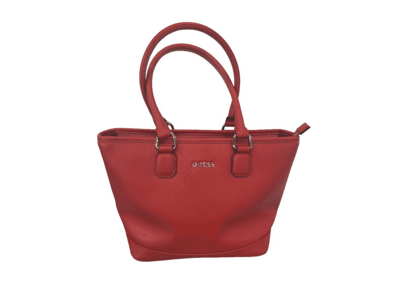 Sac à main GUESS Porté épaule Toile Rouge d'occasion