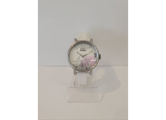 Image Montre Femme FOSSIL JR1029 Cuir Blanc 40 mm