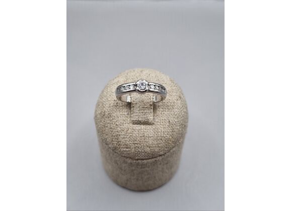 Image Bague Or blanc Diamant Diamant
