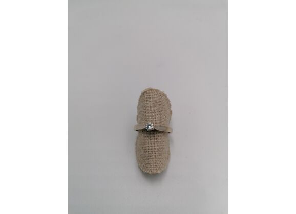 Image Bague Or blanc Diamant Sans