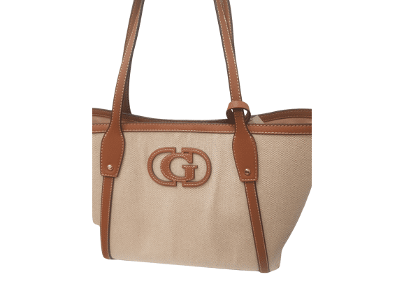 Image Sac à main GUESS Porté main Tissu Beige
