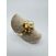 Image Bague Or jaune Perle Oxyde de zirconium