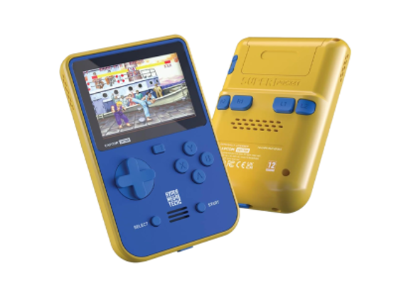 Image Console EVERCADE Evercade Rétro Jaune + 12 jeux