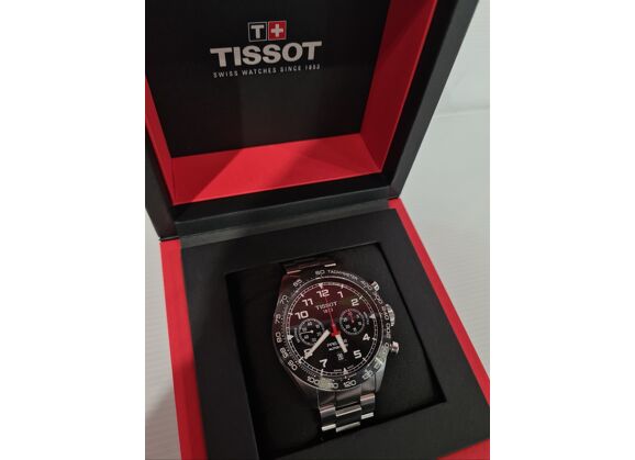 Image Montre Homme TISSOT Prs 516 Acier Argenté 45 mm