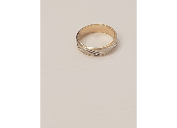 Image Bague Or jaune Or blanc