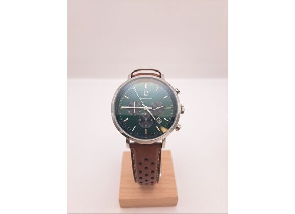 Image Montre Homme Baron Cuir Marron 45 mm