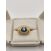 Image Bague Or jaune Saphir Diamant