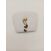 Image Pendentif Or jaune Pierre bleue Pierre blanche