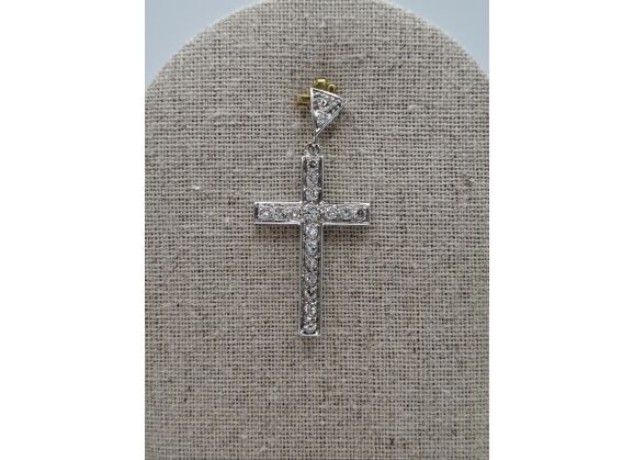 Image Pendentif Or blanc Diamant Diamant