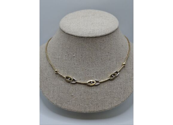 Image Collier Or jaune Or blanc