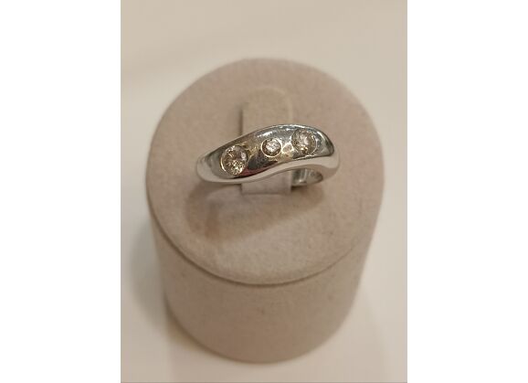 Image Bague Or blanc Diamant Diamant