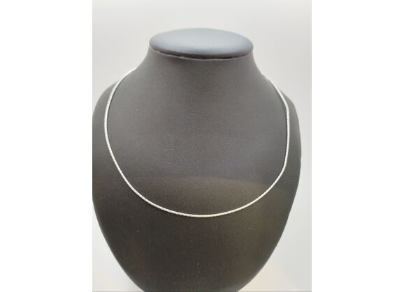 Image Collier Or blanc