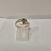 Image Bague Or jaune Emeraude Oxyde de zirconium