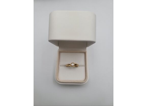 Image Bague Or jaune Diamant Sans