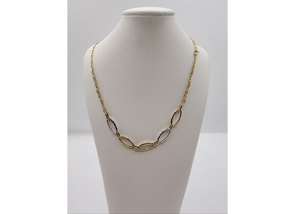 Image Collier Or jaune Or blanc