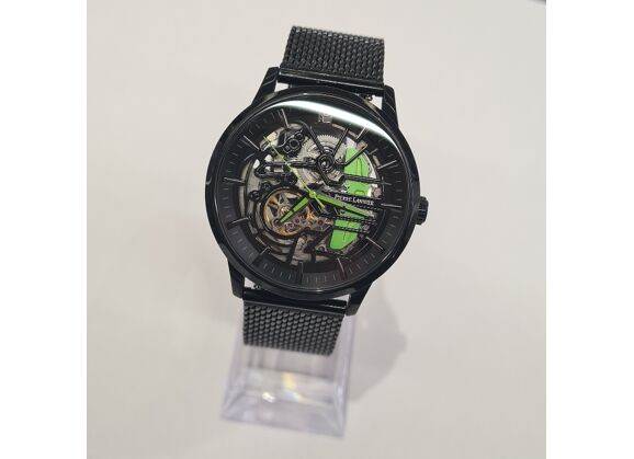 Image Montre Homme Paddock pierre lannier Acier Noir 43 mm