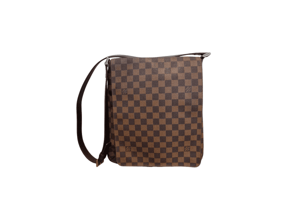 Image Sac à main LOUIS VUITTON Salsa Porté croisé Cuir Marron