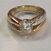 Image Bague Plaqué or Oxyde de zirconium