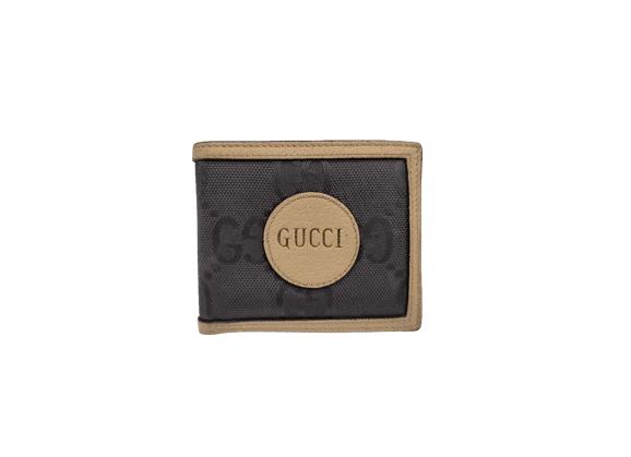 Image Portefeuille GUCCI Tissu Gris et beige