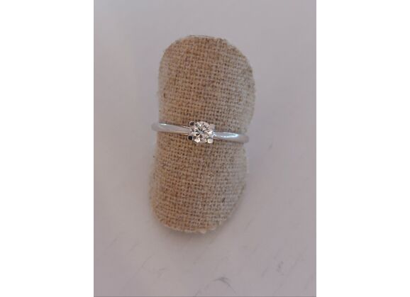 Image Bague Or blanc