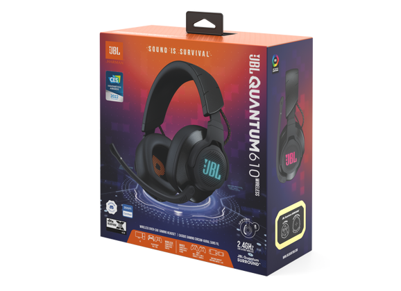 Image Acc. de jeux vidéo JBL Casque Sans fil Quantum 610 Noir