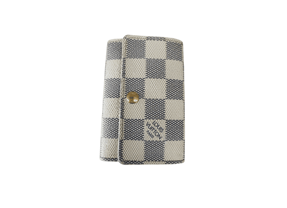 Image Portefeuille Toile enduite Damier azur