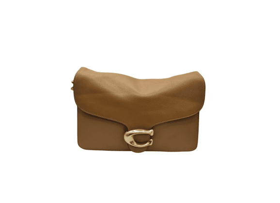 Image Sac à main COACH Tabby Porté croisé Cuir de chèvre Biscuit
