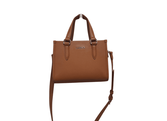 Image Sac à main LACOSTE Porté croisé Cuir Marron