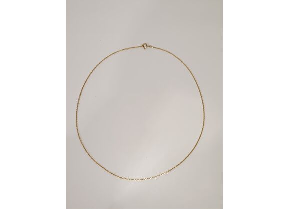 Image Collier Or jaune Maille Gourmette