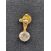 Image Pendentif Or jaune Oxyde de zirconium Oxyde de zirconium