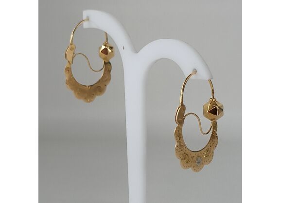 Image Boucles d'oreilles Or jaune