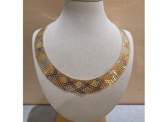 Image Collier Or jaune Or blanc Or rose