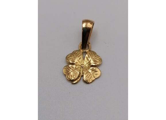 Image Pendentif Trèfle Or jaune