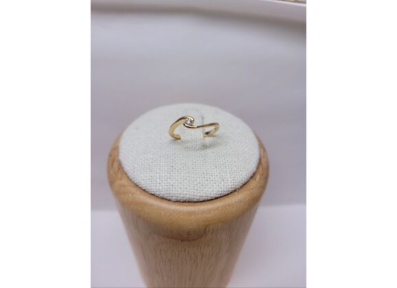Image Bague Or jaune Diamant Diamant