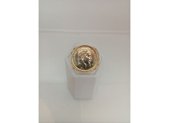 Image Bague Or jaune Oxyde de zirconium Oxyde de zirconium