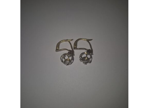 Image Boucles d'oreilles Or jaune Diamant