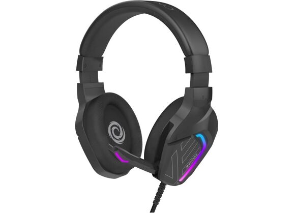 Image Acc. de jeux vidéo ONIVERSE Casque Filaire Noir Multiplateforme