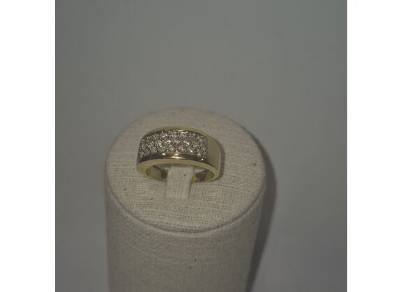 Image Bague Or jaune Diamant Sans