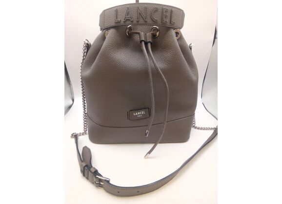 Image Sac à main LANCEL Ninon Porté croisé Cuir Taupe