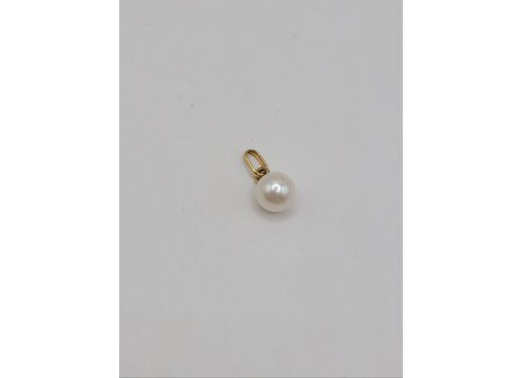 Image Pendentif Or jaune Perle Sans