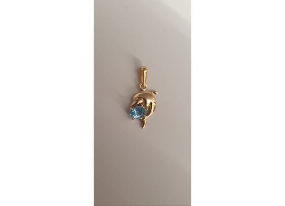 Image Pendentif Or jaune Topaze