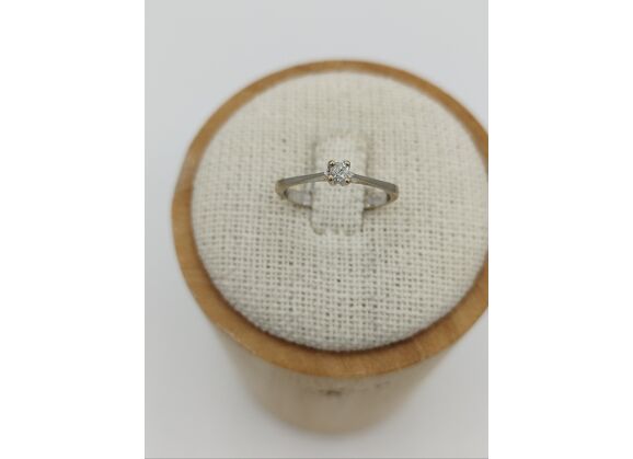 Image Bague Or blanc Diamants