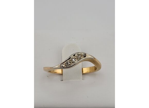 Image Bague Or jaune Diamants