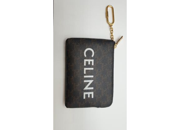 Image Portefeuille CELINE Cuir Marron