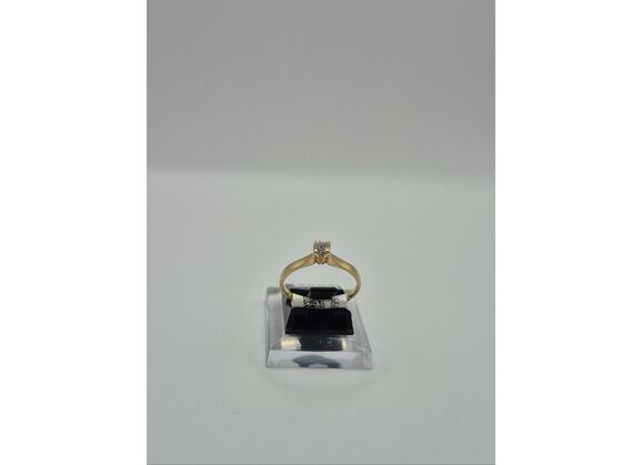 Image Bague Solitaire Or jaune Diamant
