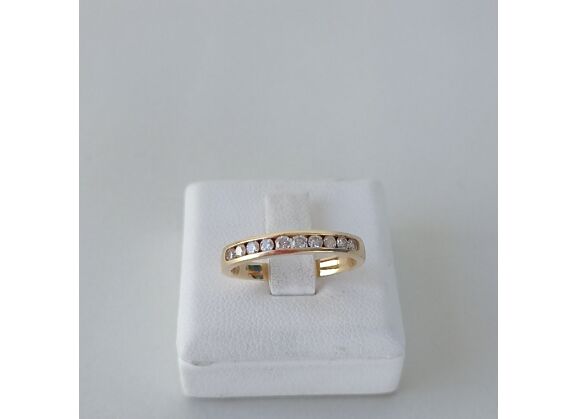 Image Bague Or jaune Diamants