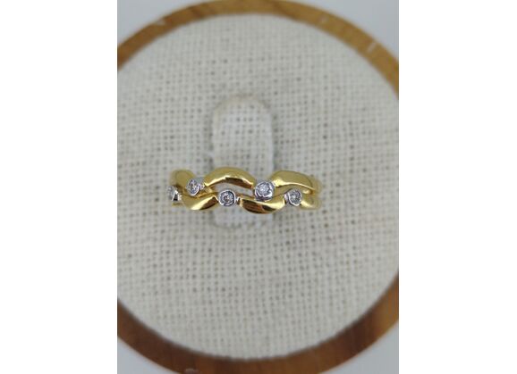 Image Bague Or jaune Diamant